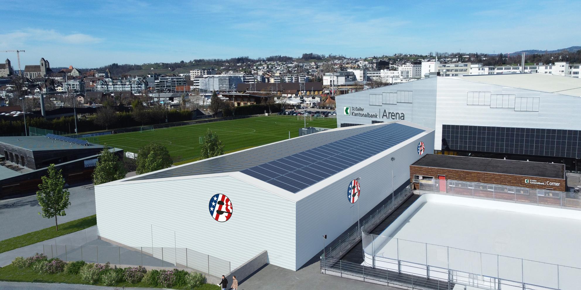 Bild von Neue Eishockey Trainingshalle in Rapperswil für die Lakers